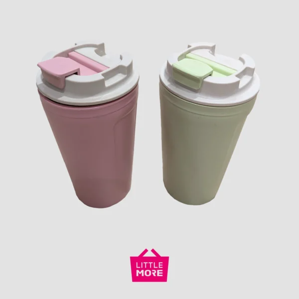 Travel Coffee Mug Eco-friendly Bamboo Fiber Coffee Cup Silicone Ring Lid  Mugs 420ml
