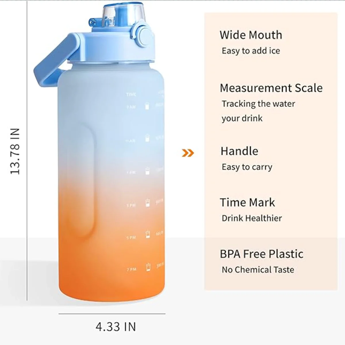 74 oz Water Bottle