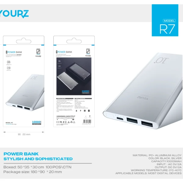 YOURZ R7 Power Bank