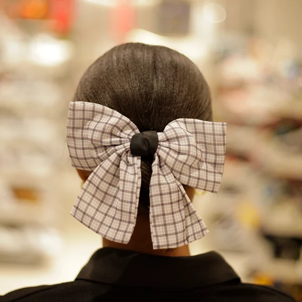 Plaid Hair Bow